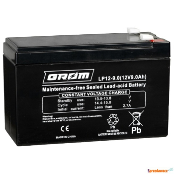 Ogłoszenie - Akumulator GROM LP12-9.0 12V 9Ah - Chojnice - 79,00 zł