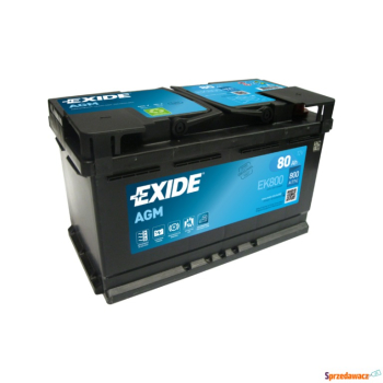 Ogłoszenie - Akumulator 80Ah Exide agm start&stop EK800 800A EN - Zielona Góra - 710,00 zł