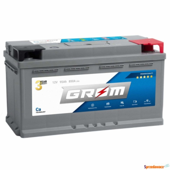 Ogłoszenie - Akumulator GROM Premium 95Ah 850A en dtr prawy plus - Gniezno - 550,00 zł