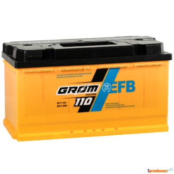 Ogłoszenie - Akumulator Grom Racing EFB 110Ah 920A en prawy plus - Gniezno - 670,00 zł