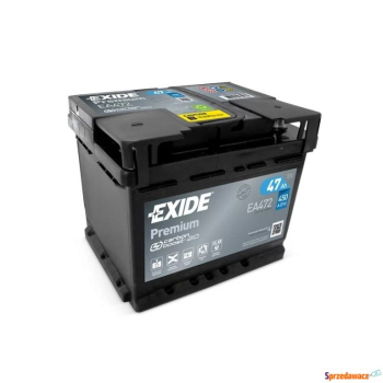 Ogłoszenie - Akumulator Exide Premium 47Ah 450A EA472 prawy plus - Częstochowa - 278,00 zł