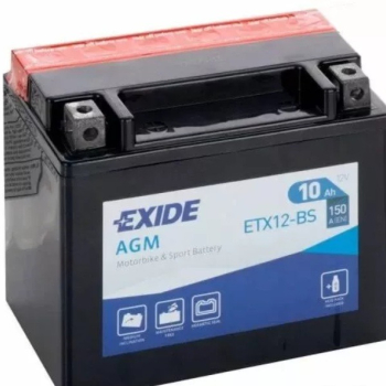 Ogłoszenie - Akumulator motocyklowy Exide Etx12-bs ytx12-bs 12V 10Ah 150A - Rumia - 175,00 zł