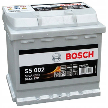 Ogłoszenie - Akumulator 54Ah 530A BOSCH SILVER S5002  PRAWY PLUS - Konin - 320,00 zł