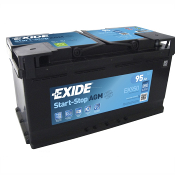 Ogłoszenie - Akumulator 95Ah 850A EXIDE AGM START&STOP EK950  EN - Konin - 830,00 zł
