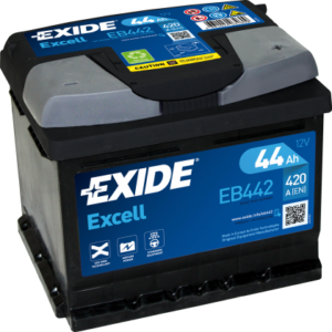 Ogłoszenie - Akumulator 44Ah 420A Exide Excell EB442 EN prawy plus - 260,00 zł