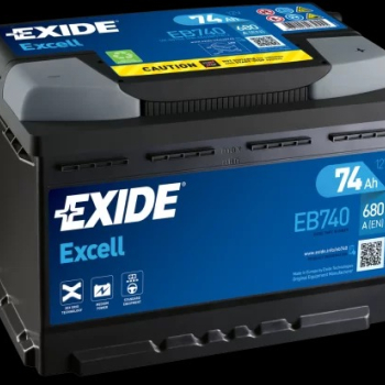 Ogłoszenie - Akumulator 74ah 680a Exide Excell Prawy Plus - Łódź - 359,00 zł