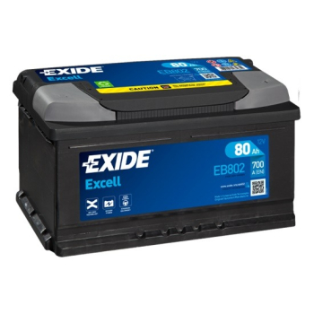 Ogłoszenie - Akumulator 80Ah 700A Exide Excell  EB802 EN PRAWY PLUS - Wielkopolskie - 419,00 zł