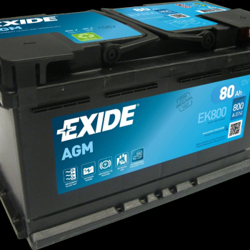 Ogłoszenie - Akumulator Start&stop Agm Exide Ek800 80ah 800a - Łódź - 710,00 zł