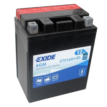 Ogłoszenie - Akumulator motocyklowy EXIDE ETX14AH-BS YTX14AH-BS 12V 12Ah 210A EN L+ - Gdynia - 245,00 zł