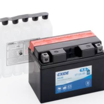 Ogłoszenie - Akumulator motocyklowy EXIDE et12a-bs yt12a-bs 12v 9.5ah 130a en l+ - Police - 185,00 zł