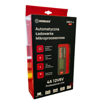 Ogłoszenie - Automatyczna ładowarka mikroprocesorowa Enerblock 6/12V 4A - Chorzów - 169,00 zł