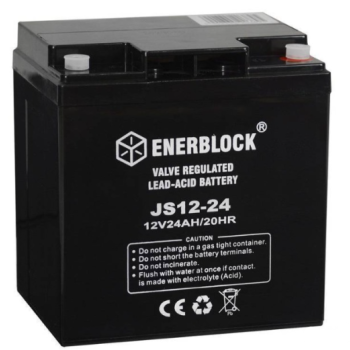 Ogłoszenie - Akumulator Enerblock AGM JS12-24 12V 24 Ah - Police - 245,00 zł