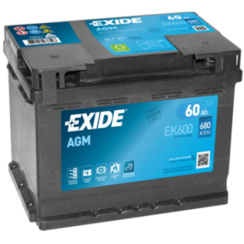 Ogłoszenie - Akumulator 60Ah 680A Exide AGM start&stop - Police - 550,00 zł