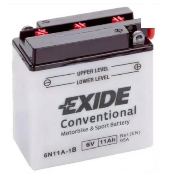 Ogłoszenie - Akumulator motocyklowy Exide 6N11A-1B 6V 11Ah 95A EN P+ - Police - 95,00 zł