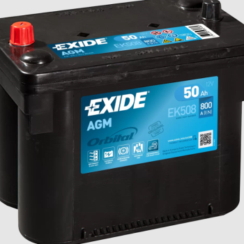 Ogłoszenie - Akumulator 50Ah 800A Exide Orbital Agm StartStop - Chojnice - 880,00 zł