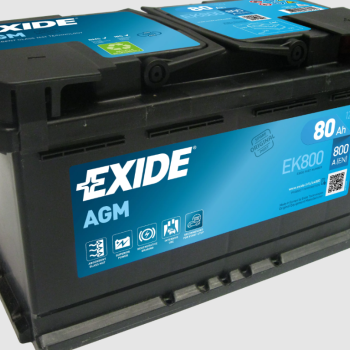 Ogłoszenie - Akumulator 80Ah 800A En Exide Agm start&stop Ek800 - Chojnice - 710,00 zł