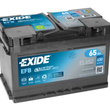 Ogłoszenie - Akumulator 65Ah 650A Exide Start Stop Efb El652 Prawy plus - Chojnice - 530,00 zł