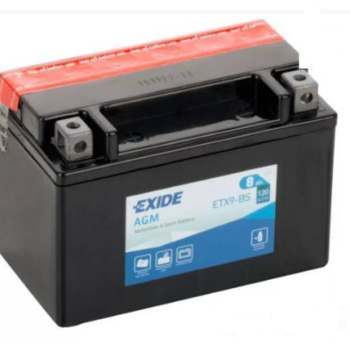 Ogłoszenie - Akumulator motocyklowy Exide ETX9-BS 12v 8Ah 120A - Police - 129,00 zł