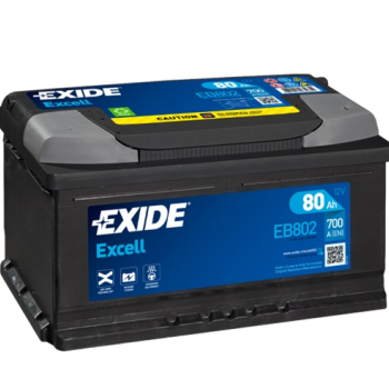 Ogłoszenie - Akumulator 80Ah Exide Excell 700A EB802 Chopina 1 DARMOWA DOSTAWA - Płock - 419,00 zł