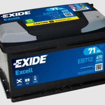 Ogłoszenie - Akumulator 71Ah 670A Exide Excell Eb712 En Prawy plus - Chojnice - 359,00 zł