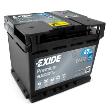 Ogłoszenie - Akumulator 47Ah 450A Exide Premium EA472 Prawy plus - Chojnice - 278,00 zł