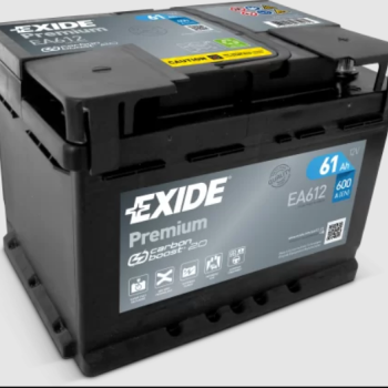 Ogłoszenie - Akumulator 61Ah 600A EN Exide Premium EA612 - Piła - 319,00 zł