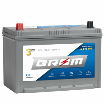 Ogłoszenie - Akumulator 100Ah 850A GROM Premium Japan Lewy plus - Poznań - 580,00 zł