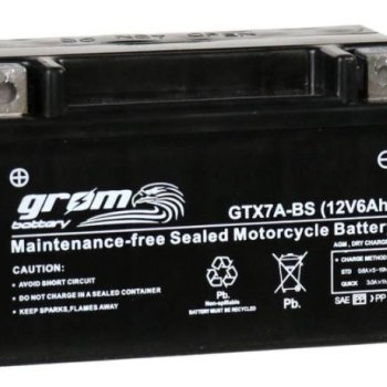 Ogłoszenie - Akumulator motocyklowy GROM gtx7a-bs 12v 6ah 120a L+ - Police - 110,00 zł