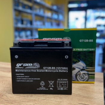 Ogłoszenie - Akumulator motocyklowy 10Ah Grom Gt12b-bs YT12B-BS 12V 180A lewy plus - Włocławek - 180,00 zł
