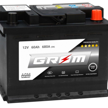 Ogłoszenie - Akumulator 60Ah 680A en Grom Agm Start&Stop - Piła - 550,00 zł