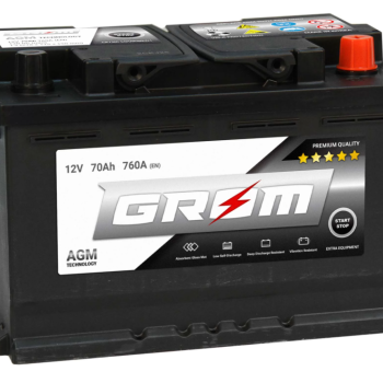 Ogłoszenie - Akumulator 70Ah 760A en Grom Agm Start&Stop - Piła - 660,00 zł