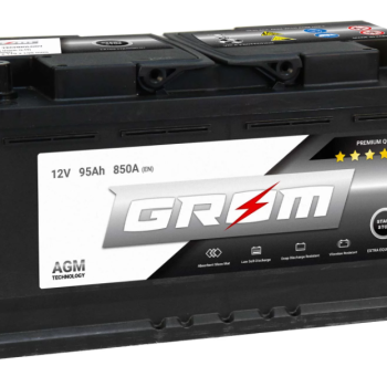 Ogłoszenie - Akumulator 95Ah 850A en Grom Agm - Piła - 860,00 zł