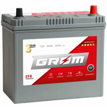 Ogłoszenie - Akumulator 45Ah 460A en Grom Efb Start&Stop Japan L+/P+ - Piła - 400,00 zł