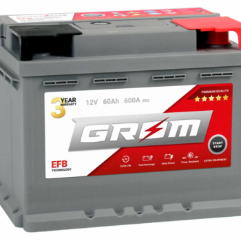 Ogłoszenie - Akumulator 60Ah 600A en Grom EFB - Piła - 470,00 zł