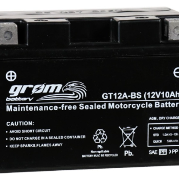 Ogłoszenie - Akumulator motocyklowy Grom GT12A-BS 12V 10Ah 180A - Police - 185,00 zł