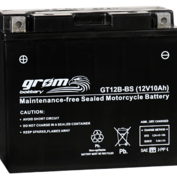 Ogłoszenie - Akumulator motocyklowy Grom GT12B-BS 12V 10Ah 180A - Police - 180,00 zł