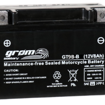 Ogłoszenie - Akumulator motocyklowy Grom GT9B-B 12V 8Ah 120A - Police - 140,00 zł