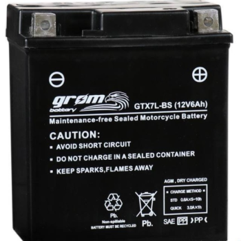 Ogłoszenie - Akumulator motocyklowy Grom GTX7L-BS 12v 6Ah 120A - Police - 130,00 zł