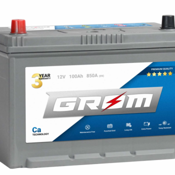 Ogłoszenie - Akumulator 100Ah 850A Grom Japan L+/P+ - Piła - 580,00 zł