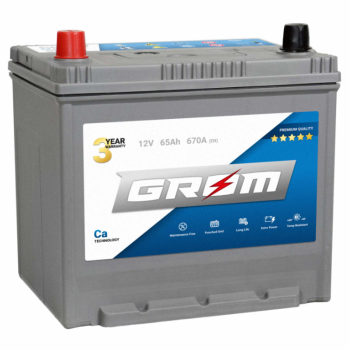 Ogłoszenie - Akumulator 65Ah 670A en Grom Japan - Piła - 390,00 zł