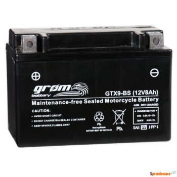 Ogłoszenie - Akumulator motocyklowy 8Ah 130A Grom gtx9-BS ytx9-BS 12V L+ - Legnica - 135,00 zł
