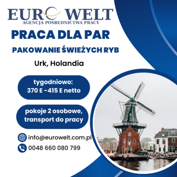 Ogłoszenie - Holandia/Pakowanie ryb/ dla par - 60,00 zł