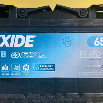 Ogłoszenie - Akumulator 65Ah 650A Exide EL652 EFB Start Stop PRAWY PLUS - Poznań - 530,00 zł
