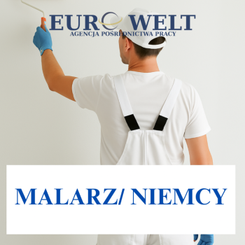 Ogłoszenie - Niemcy/Malarz/ od 14 E/h netto/ bezpłatne zakwaterowanie - 60,00 zł