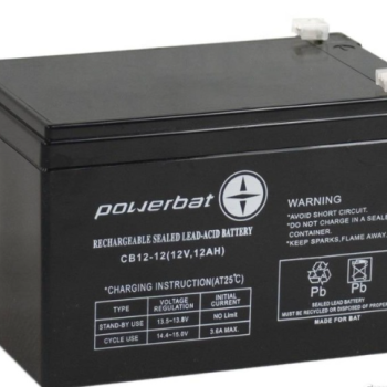 Ogłoszenie - Akumulator żelowy POWERBAT cb 12-12 12v 12vh - Police - 109,00 zł
