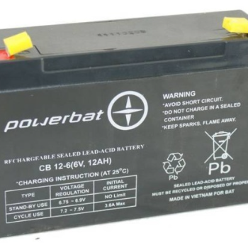 Ogłoszenie - Akumulator żelowy Powerbat CB 12-6 6V 12Ah - Police - 75,00 zł