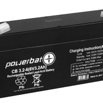 Ogłoszenie - Akumulator żelowy Powerbat CB 3.2-6 6V 3.2Ah - Police - 35,00 zł