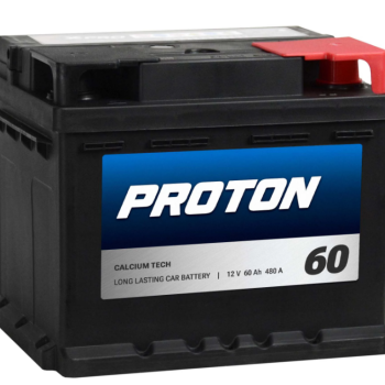 Ogłoszenie - Akumulator 60Ah 480A EN Proton Prawy plus niski - Chojnice - 199,00 zł