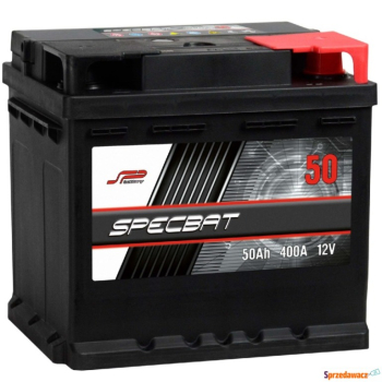 Ogłoszenie - Akumulator 50Ah 400A SPECBAT prawy+ - Legnica - 180,00 zł