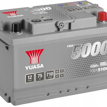 Ogłoszenie - Akumulator 75Ah 710A 12V Yuasa Silver YBX5100 PŁOCK CHOPINA 1 DARMOWA DOSTAWA - Płock - 430,00 zł